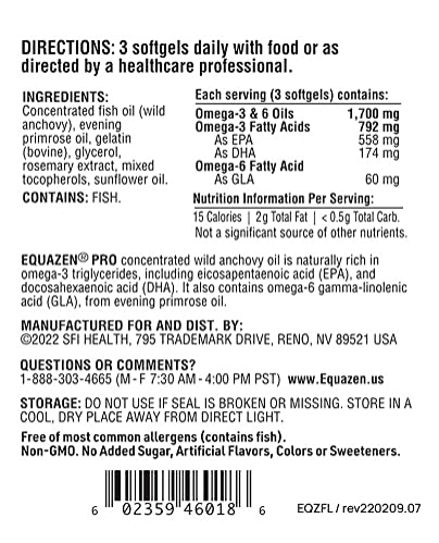 Foto 6 pulgar | Complemente El Aceite De Pescado Equazen Pro Para Niños Con Dha/epa Omega-3 - Venta Internacional.