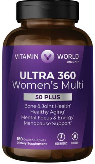 Suplemento Vitamin World Ultra 360 Multi Para Mujer 50+, 180 Ml - Venta Internacional.