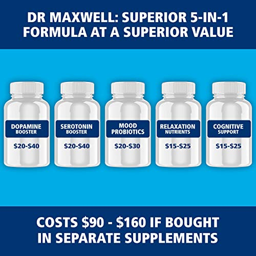 Foto 5 | Complementa La Serotonina Y La Dopamina 5 En 1 Del Dr. Maxwell Con Pro - Venta Internacional.