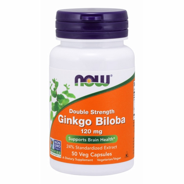 Foto 1 | Supplement Now Foods Ginkgo Biloba 50 Vcaps - Venta Internacional.