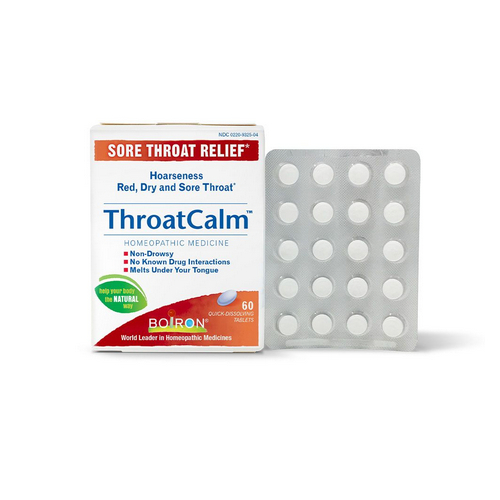 Suplemento Boiron Throatcalm Tablets 60 Unidades (paquete De 4) - Venta Internacional.