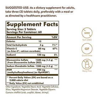 Foto 2 | Suplemento Solgar Extra Strength, Glucosamina, Condroitina (msm) - Venta Internacional.