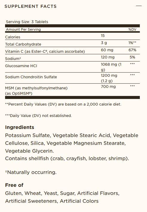 Foto 8 pulgar | Suplemento Solgar Extra Strength, Glucosamina, Condroitina (msm) - Venta Internacional.