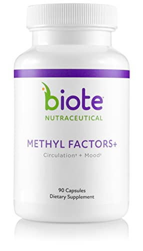 Foto 2 pulgar | Suplemento Biote Methyl Factors + Circulation + Mood 90 Cápsulas - Venta Internacional.
