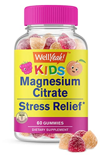 Gomitas De Citrato De Magnesio Wellyeah Para Niños, 60 Gomitas - Venta Internacional.