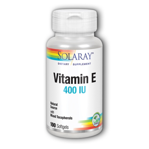 Foto 2 pulgar | Suplemento Solaray De Vitamina E 100 Cápsulas Blandas Con Antioxidante - Venta Internacional.