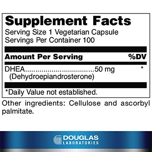 Foto 3 pulgar | Suplemento Dhea De Douglas Laboratories 50 Mg 100 Cápsulas - Venta Internacional.