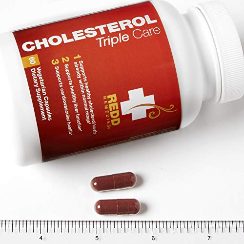 Foto 5 pulgar | Suplemento Redd Remedies Cholesterol Triple Care 60 Cápsulas - Venta Internacional.