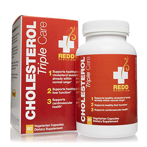 Foto 6 pulgar | Suplemento Redd Remedies Cholesterol Triple Care 60 Cápsulas - Venta Internacional.