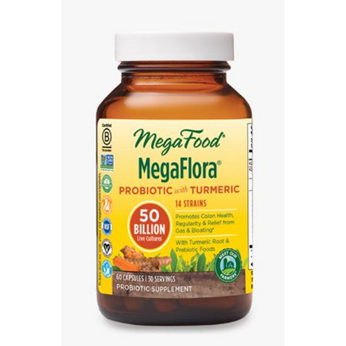 Foto 2 pulgar | Suplemento Megafood Megaflora Probiotic Con Cúrcuma 60 Cápsulas - Venta Internacional.