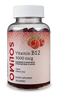 Foto 1 | Suplemento De Vitamina B12 Solimo 3000 Mcg 100 Gomitas - Venta Internacional.