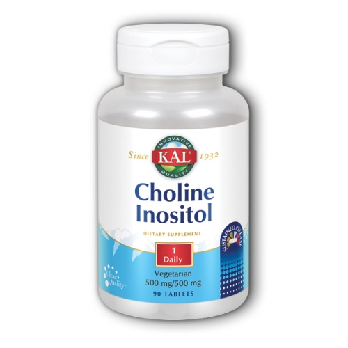 Foto 2 pulgar | Suplemento Kal Choline Inositol 90 Comprimidos - Venta Internacional.