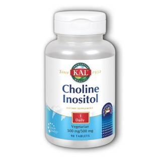 Foto 1 | Suplemento Kal Choline Inositol 90 Comprimidos - Venta Internacional.