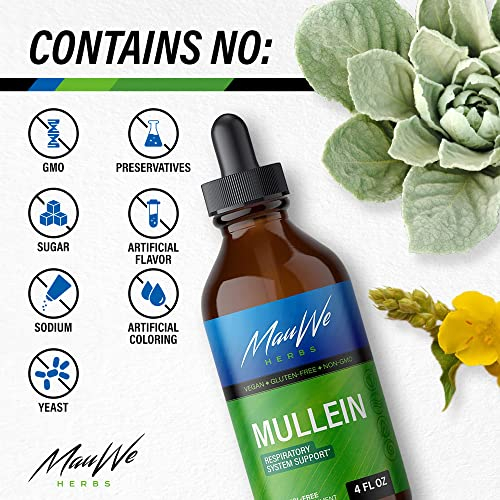 Foto 5 pulgar | Suplemento Herbal Mauwe Herbs Tintura De Hojas De Gordolobo 120 Ml - Venta Internacional.