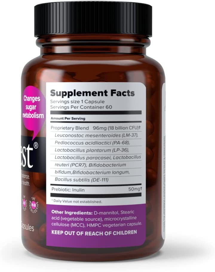 Foto 2 | Suplemento Biotiquest Sugar Shift Probiotics 60 Cápsulas - Venta Internacional.