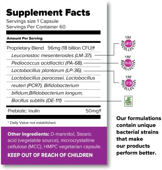 Foto 4 pulgar | Suplemento Biotiquest Sugar Shift Probiotics 60 Cápsulas - Venta Internacional.