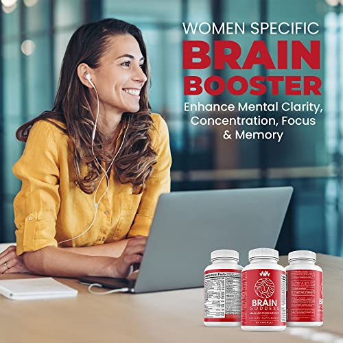 Foto 5 pulgar | Suplemento Warped Wellness Brain Goddess Women Memory Focus - Venta Internacional.