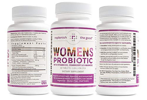 Foto 2 | Suplemento Replenish The Good Women's Probiotic 60 Tabletas - Venta Internacional.