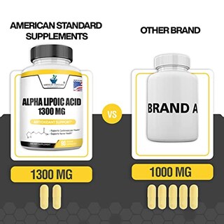 Foto 3 | Suplemento American Standard Supplements Ácido Alfa Lipoico 1 - Venta Internacional.