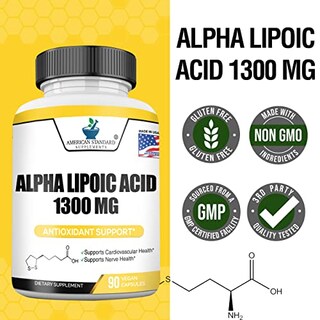 Foto 6 | Suplemento American Standard Supplements Ácido Alfa Lipoico 1 - Venta Internacional.
