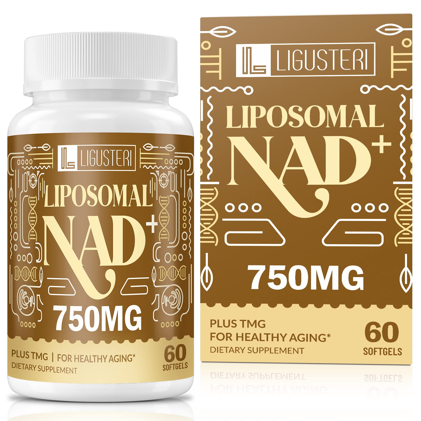 Foto 2 pulgar | Suplemento Ligusteri Nad+ Liposomal 750 Mg Con Tmg 750 Mg - Venta Internacional.