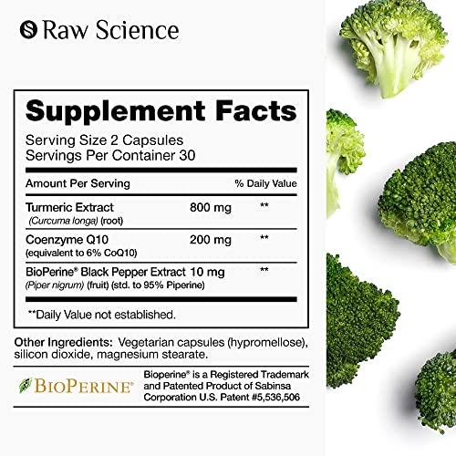 Foto 4 pulgar | Suplemento S Raw Science Coq10 200 Mg 60 Cápsulas - Venta Internacional.