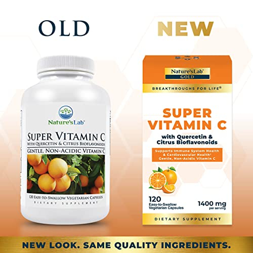 Foto 3 pulgar | Suplemento Nature's Lab Gold Super Vitamina C 1000 Mg 120 Cápsulas - Venta Internacional.