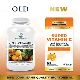 Foto 2 | Suplemento Nature's Lab Gold Super Vitamina C 1000 Mg 120 Cápsulas - Venta Internacional.