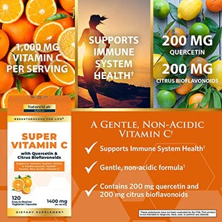 Foto 4 | Suplemento Nature's Lab Gold Super Vitamina C 1000 Mg 120 Cápsulas - Venta Internacional.