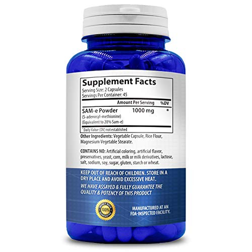 Foto 3 pulgar | Suplemento Nasa Beahava Pure Sam-e 1000 Mg 90 Cápsulas - Venta Internacional.