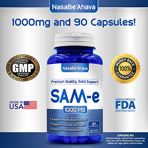 Foto 6 pulgar | Suplemento Nasa Beahava Pure Sam-e 1000 Mg 90 Cápsulas - Venta Internacional.