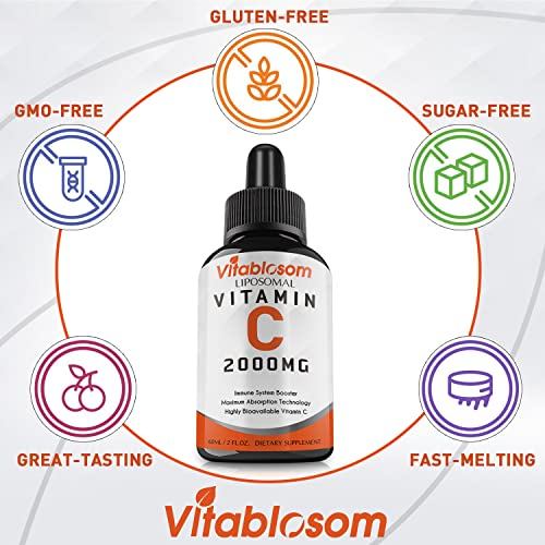 Foto 5 pulgar | Suplemento Vitablosom De Vitamina C Liposomal 2000 Mg 60 Ml X4 - Venta Internacional.
