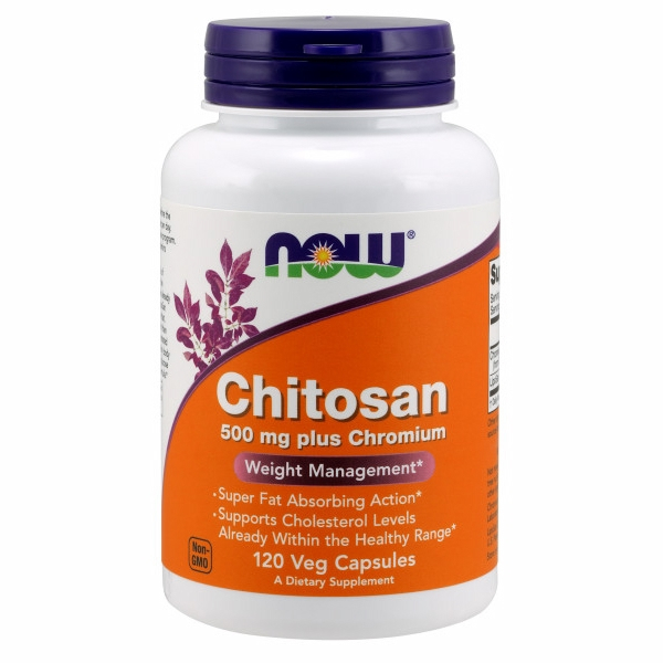 Supplement Now Foods Chitosan Plus Chromium 120 Cápsulas X4 - Venta Internacional.
