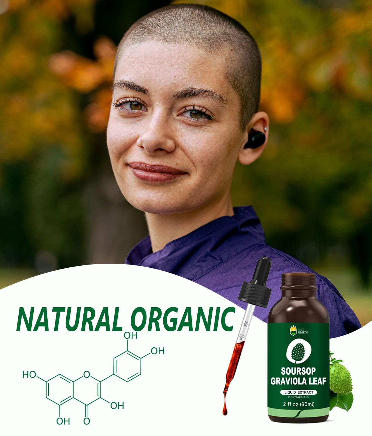 Foto 6 pulgar | Extracto Líquido De Guanábana, Hoja De Graviola, 98% De Absorción, 30 Ml - Venta Internacional.