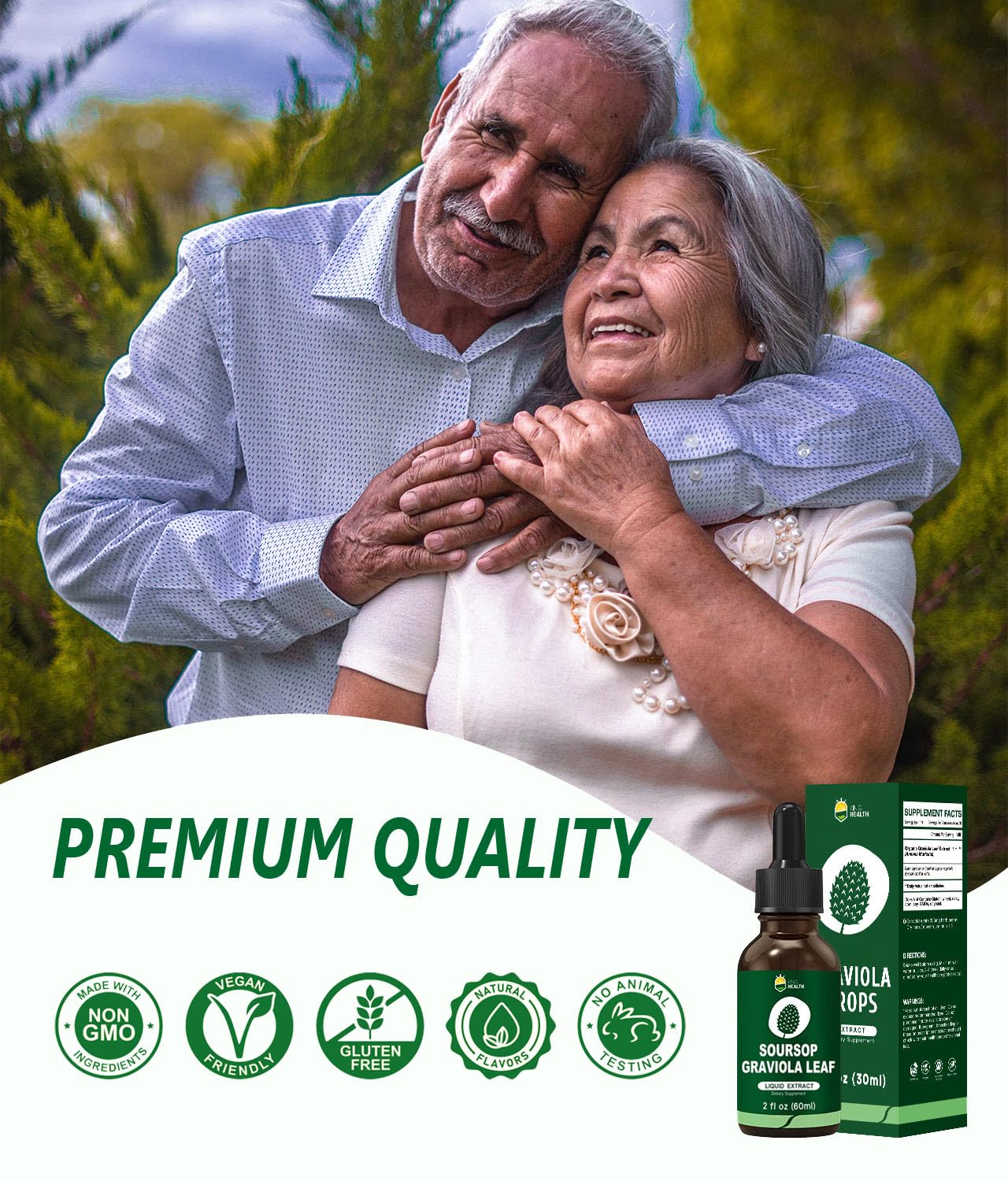 Foto 7 pulgar | Extracto Líquido De Guanábana, Hoja De Graviola, 98% De Absorción, 30 Ml - Venta Internacional.
