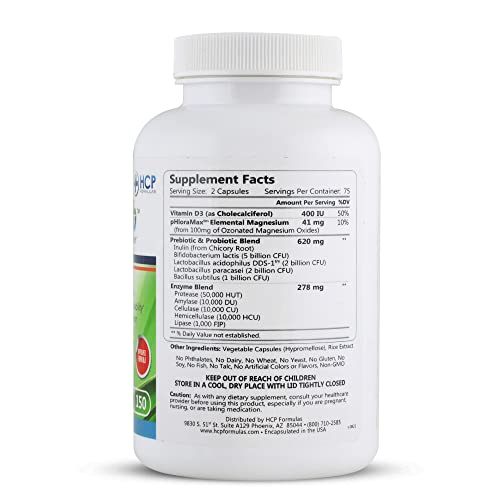 Foto 3 pulgar | Suplemento De Enzimas Digestivas Hcp Formulas Abzorb 150 Cápsulas - Venta Internacional.