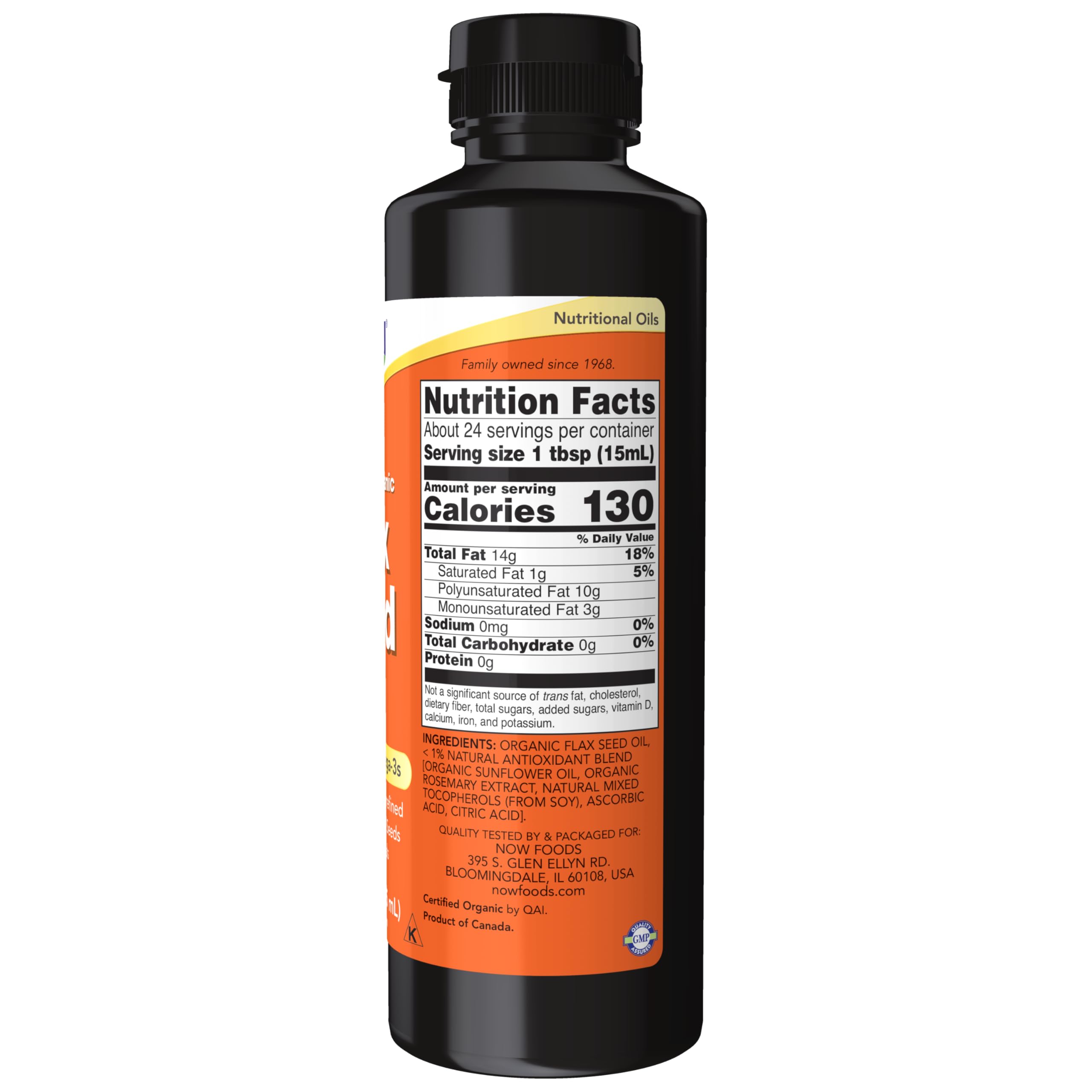 Foto 3 pulgar | Aceite Líquido De Semillas De Lino Supplement Now, 355 Ml, Órgano Prensado En Frío - Venta Internacional.