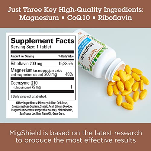Foto 6 pulgar | Suplementos Quantum Health Migshield Magnesio 60 Tabletas - Venta Internacional.