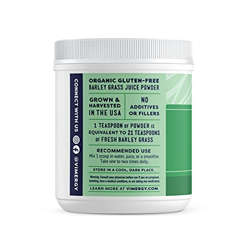 Foto 3 | Zumo De Hierba De Cebada En Polvo Vimergy 250 G Usda Organic - Venta Internacional.