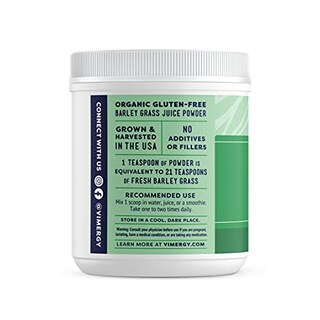 Foto 3 | Zumo De Hierba De Cebada En Polvo Vimergy 250 G Usda Organic - Venta Internacional.