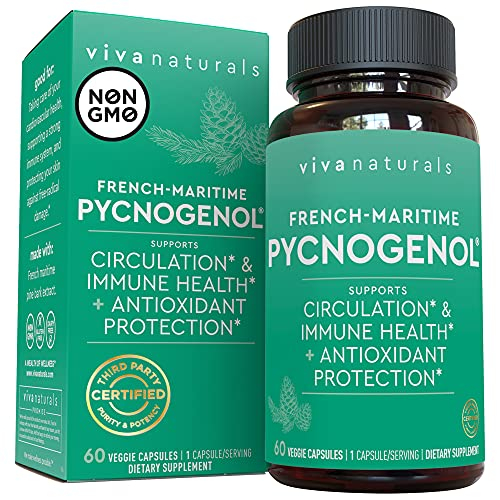 Foto 2 pulgar | Suplemento Viva Naturals Pycnogenol 100 Mg French Maritime Pi - Venta Internacional.
