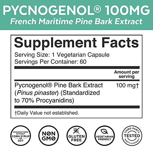 Foto 7 | Suplemento Viva Naturals Pycnogenol 100 Mg French Maritime Pi - Venta Internacional.