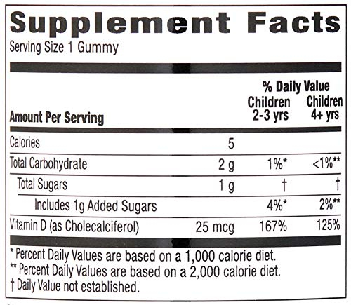 Foto 7 pulgar | Gomitas De Vitamina D3 Mama Bear Organic 25 Mcg (1000 Ui) 80 Unidades - Venta Internacional.