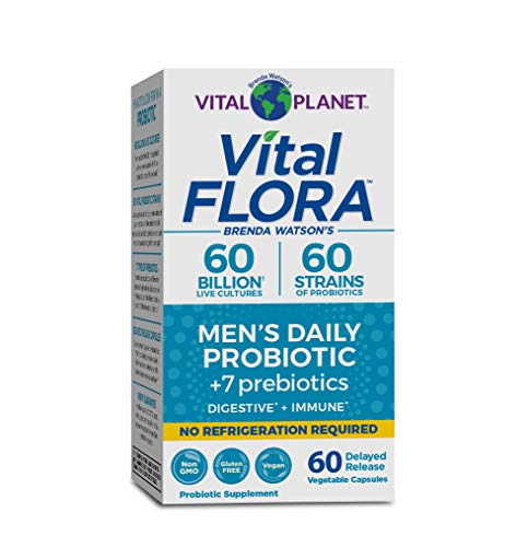 Foto 2 pulgar | Suplemento Probiótico Vital Planet Vital Flora Men 60 Cápsulas - Venta Internacional.