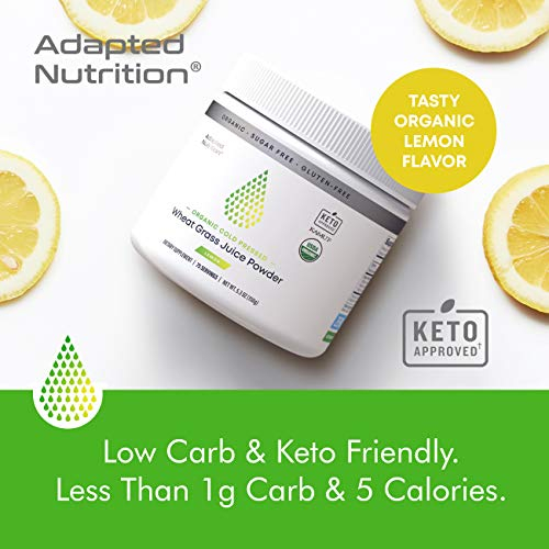 Foto 2 | Jugo De Pasto De Trigo En Polvo Adapted Nutrition Kamut 75 Porciones - Venta Internacional.