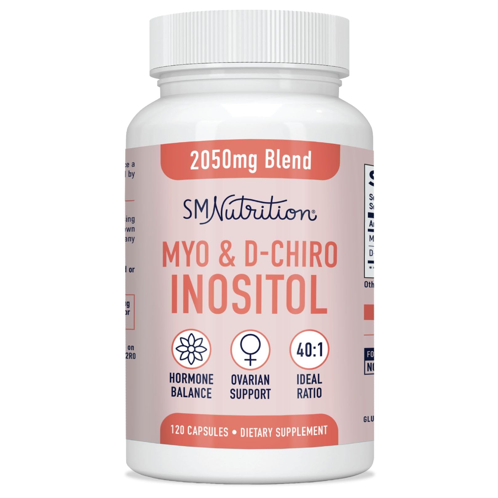 Foto 2 pulgar | Suplemento Smnutrition De Mioinositol 2000 Mg Y D-chiro Inosito - Venta Internacional.