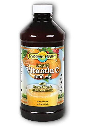 Suplemento Líquido De Vitamina C De Dynamic Health Con Escaramujo 480 Ml - Venta Internacional.