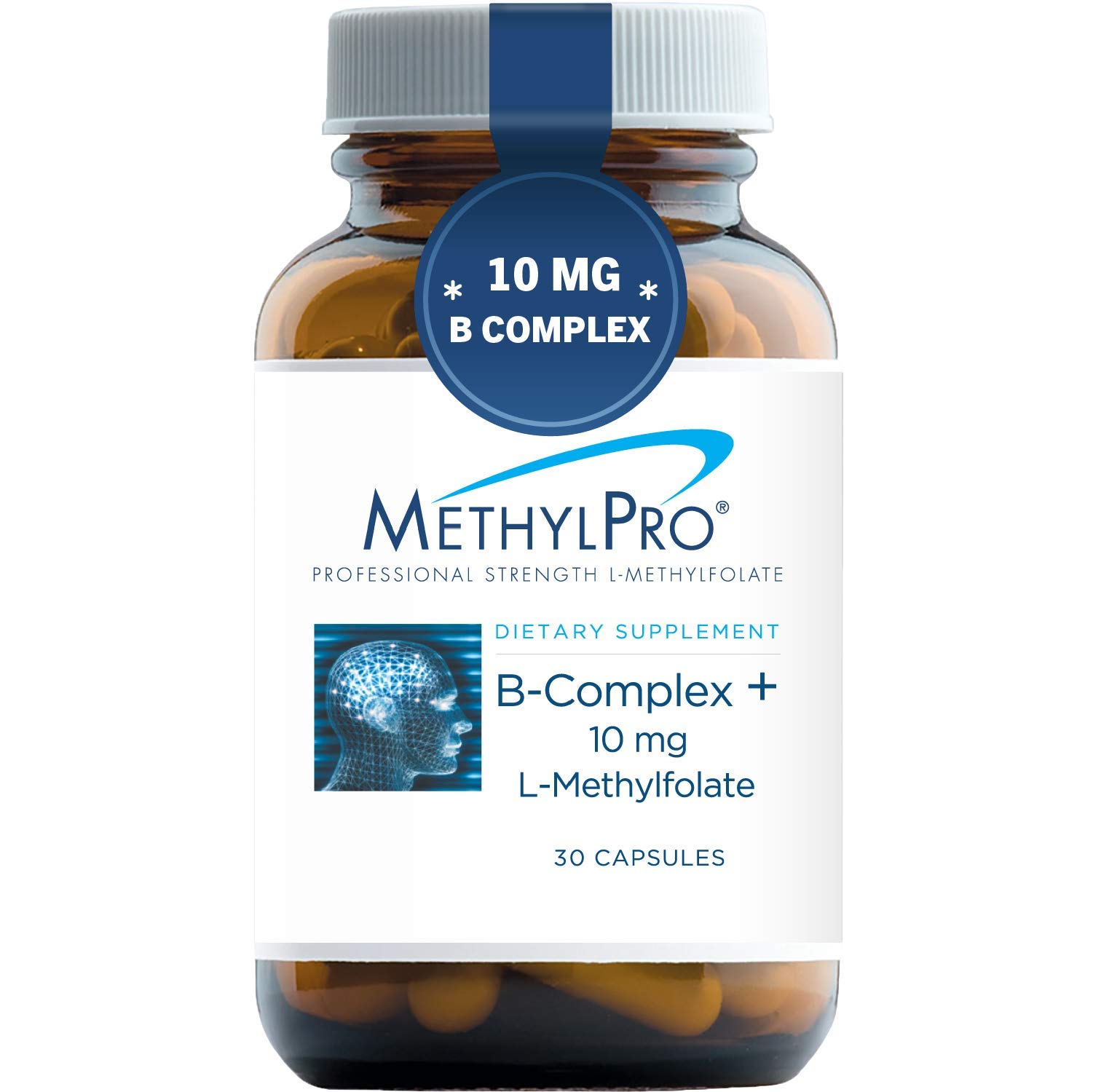 Foto 2 pulgar | Suplemento Methylpro B-complex + 10 Mg De L-metilfolato 30 Cápsulas - Venta Internacional.