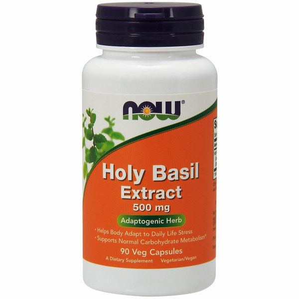 Extracto De Albahaca Sagrada De Supplement Now Foods, 500 Mg, 90 Cápsulas, 4 Veces - Venta Internacional.