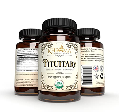 Foto 1 | Suplemento Khroma Herbs, Mezcla Hipofisaria Orgánica, 60 Cápsulas - Venta Internacional.